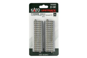 Gleis gerade 123mm mit Betonschwellen (4 Stk.)