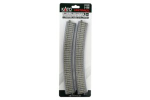 Gleis gebogen R790mm 22,5° Übergangsgleis mit Betonschwellen