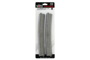 Gleis gebogen R1546mm 11,25° mit Betonschwellen (4 Stk.)