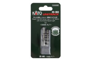 Buffer stop type A 66mm with lighting