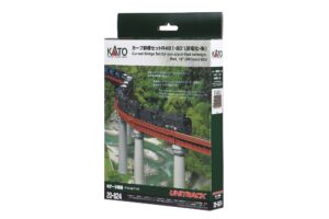 Bridge set sheet metal girder bridge curved R481mm red