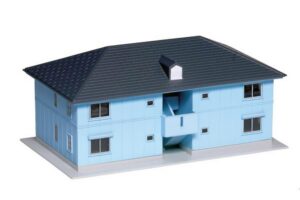 Gilbert Gardens Apartment Building, blue