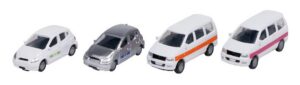 Set of 4 business cars