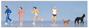 Figuren Set Jogger und Hunde 1:160