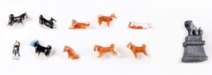 Set Shiba dogs, 11 pcs.