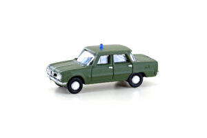 Alfa Romeo Giulia, military green with blue lights