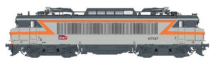 Electric locomotive BB 107267 SNCF, Ep.VI, concrete, AC