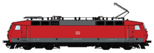 Electric locomotive BR 120.2 DB Regio, Ep.VI
