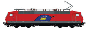 Electric locomotive BR 120 145 WRS, Ep.VI, traffic red, AC