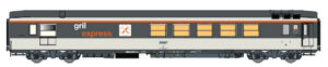 Gril Express GE SNCF dining car, Ep.IV, Corail, with IB
