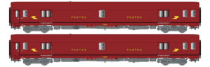 2er Set Postwagen PA UIC SNCF Ep.IV, bordeaux
