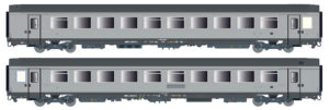 2er Set Personenwagen VTU A10rtu SNCF, Ep.V