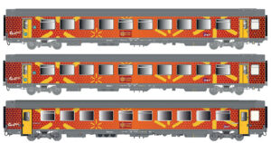 3er Set Personenwagen VTU SNCF, Ep.VI, TER L.Roussillon