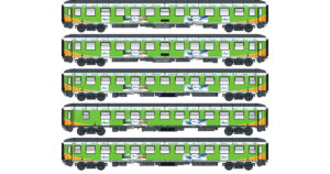 5er Set Personenwagen Bvcmz+Bvcmbz Alpen-Sylt-Express, Ep.VI