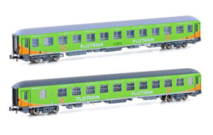 2er Set Liegewagen Bvcmz+Bvcmbz Flixtrain, Ep.VI