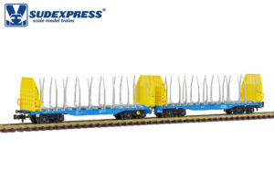 Timber transport wagon Sggmrrs 90 IF/CD Cargo, Ep.VI