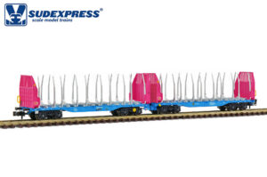 Timber transport wagon Sggmrrs 90 Innofreight, Ep.VI