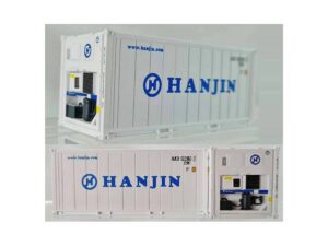 Set of 2 20' refrigerated containers HANJIN