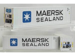 Set of 2 40' refrigerated containers MAERSK SEALAND