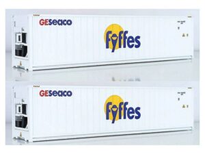 Set of 2 40' refrigerated containers FYFFES