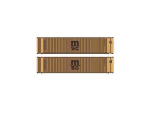 Set of 2 45' containers MSC