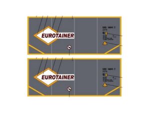 Set of 2 20' EUROTAINER tank containers