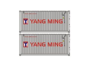 Set of 2 20'containers YANGMING