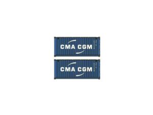 Set of 2 20' containers CMA CGM