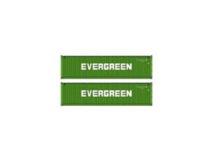 Set of 2 40' containers EVERGREEN