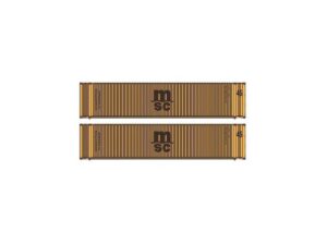 Set of 2 45' containers MSC