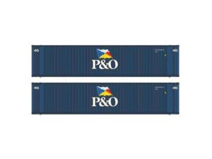 Set of 2 45' containers P&O