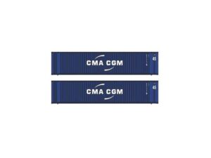 Set of 2 45' containers CMA CGM