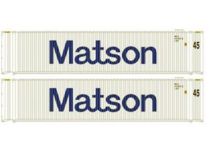 Set of 2 45' containers MATSON