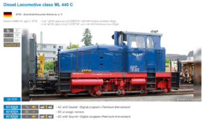Diesellok ML 440 C der "EFW", Ep. VI, DC  Sound