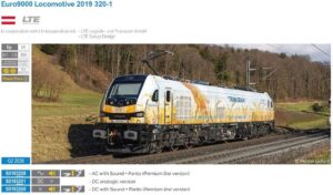 Electric locomotive BR 2019 / Euro 9000 LTE, Ep. VI